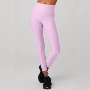 Alo Yoga high-waisted 7/8 Airlift leggings - Sugarplum color